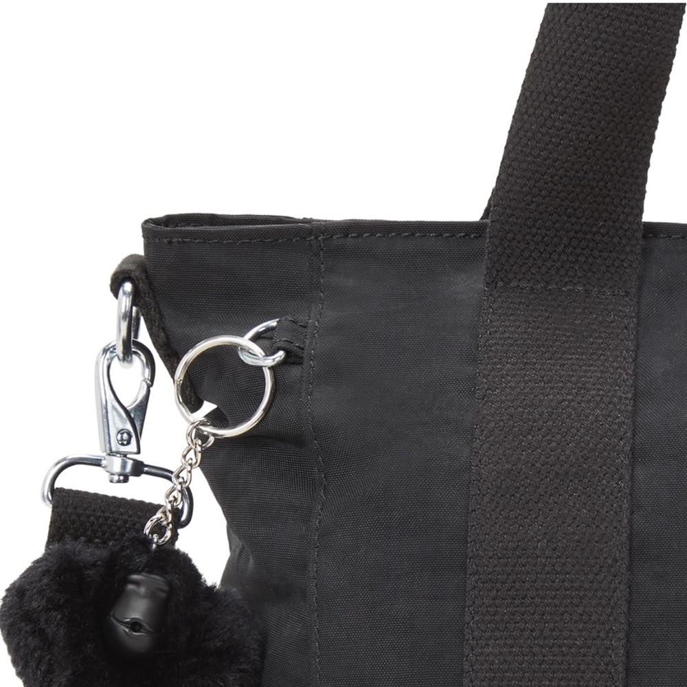 EUC - 👛 Kipling Black Tote Bag - Picture 4 of 15